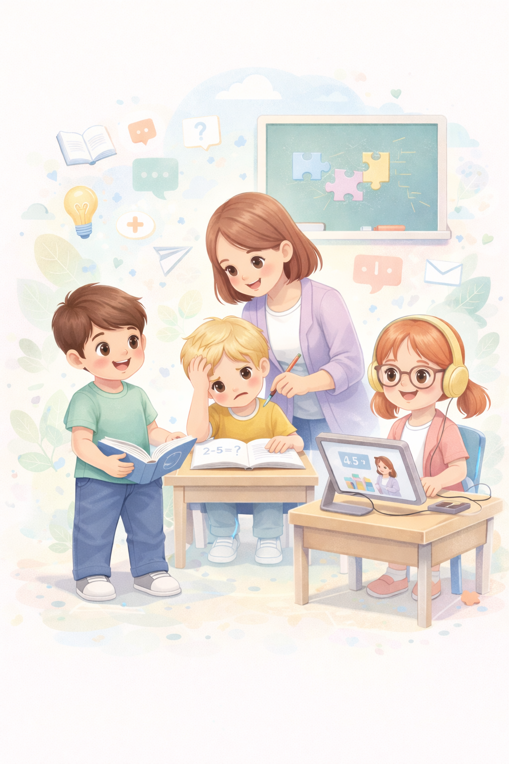 Инклюзивные подходы в преподавании предметов начальных классов: преодоление трудностей в  обучении