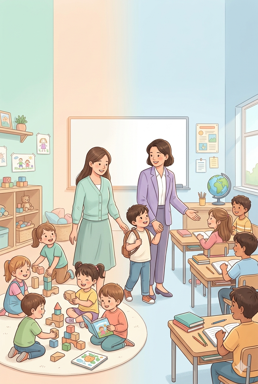 Мектепке дейінгі тәрбие мен білім беруде, оқытудың және бастауыш білім беруде педагогтар арасындағы сабақтастық пен өзара іс-қимыл